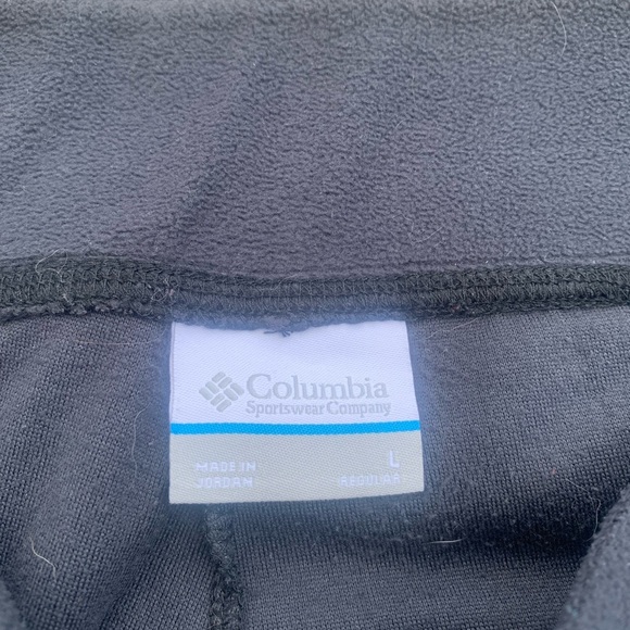 Columbia Sportswear Company Black Fleece Leggings - Size L Regular - Picture 2 of 6
